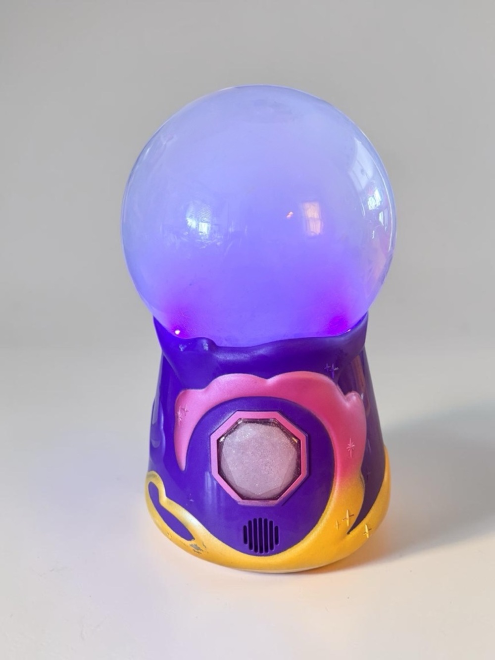 Vintage Magic Light Up Crystal Ball Toy Working No Wand
